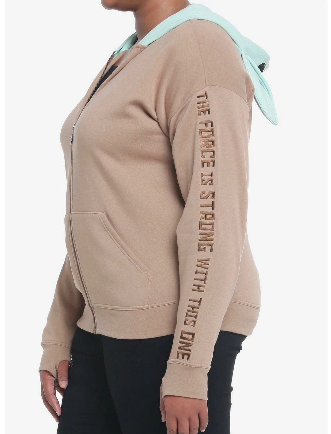 HUNIVERS Her Universe Star Wars The Mandalorian Grogu Hoodie Plus Size - Image 4