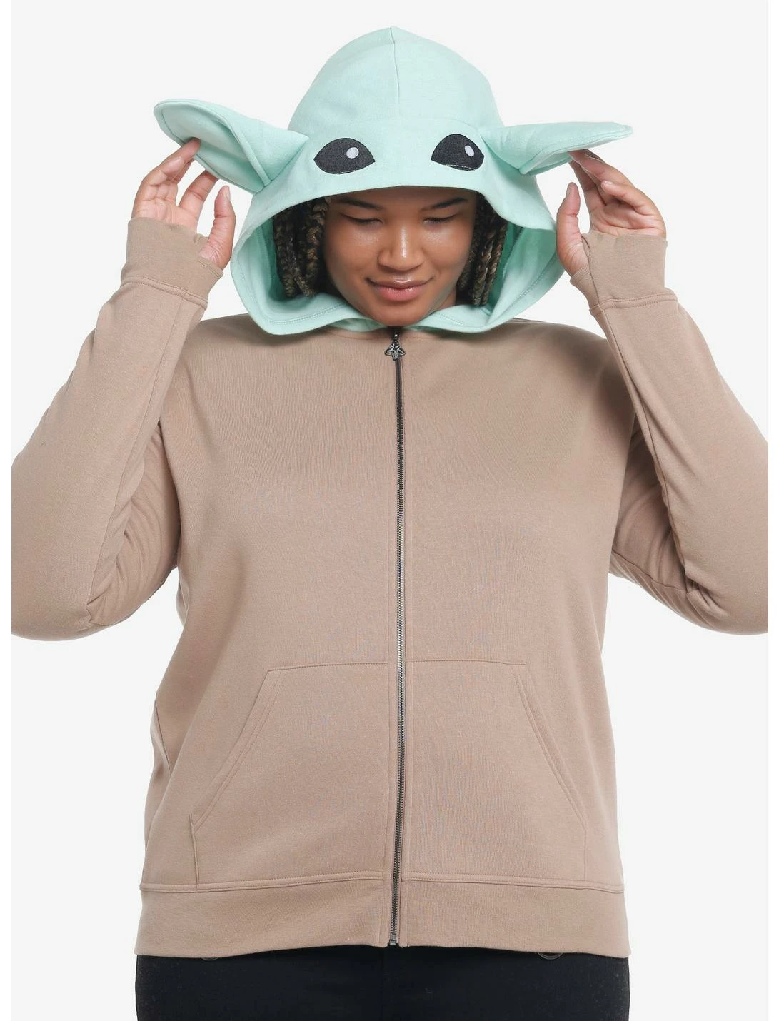 HUNIVERS Her Universe Star Wars The Mandalorian Grogu Hoodie Plus Size