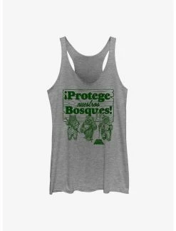 Null Star Wars Protege Nuestros Bosques Protect Our Forests Womens Tank Top