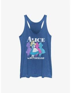 Null Disney Alice In Wonderland Trippy Alice Womens Tank Top
