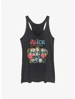 Null Disney Alice In Wonderland Vintage Alice Womens Tank Top