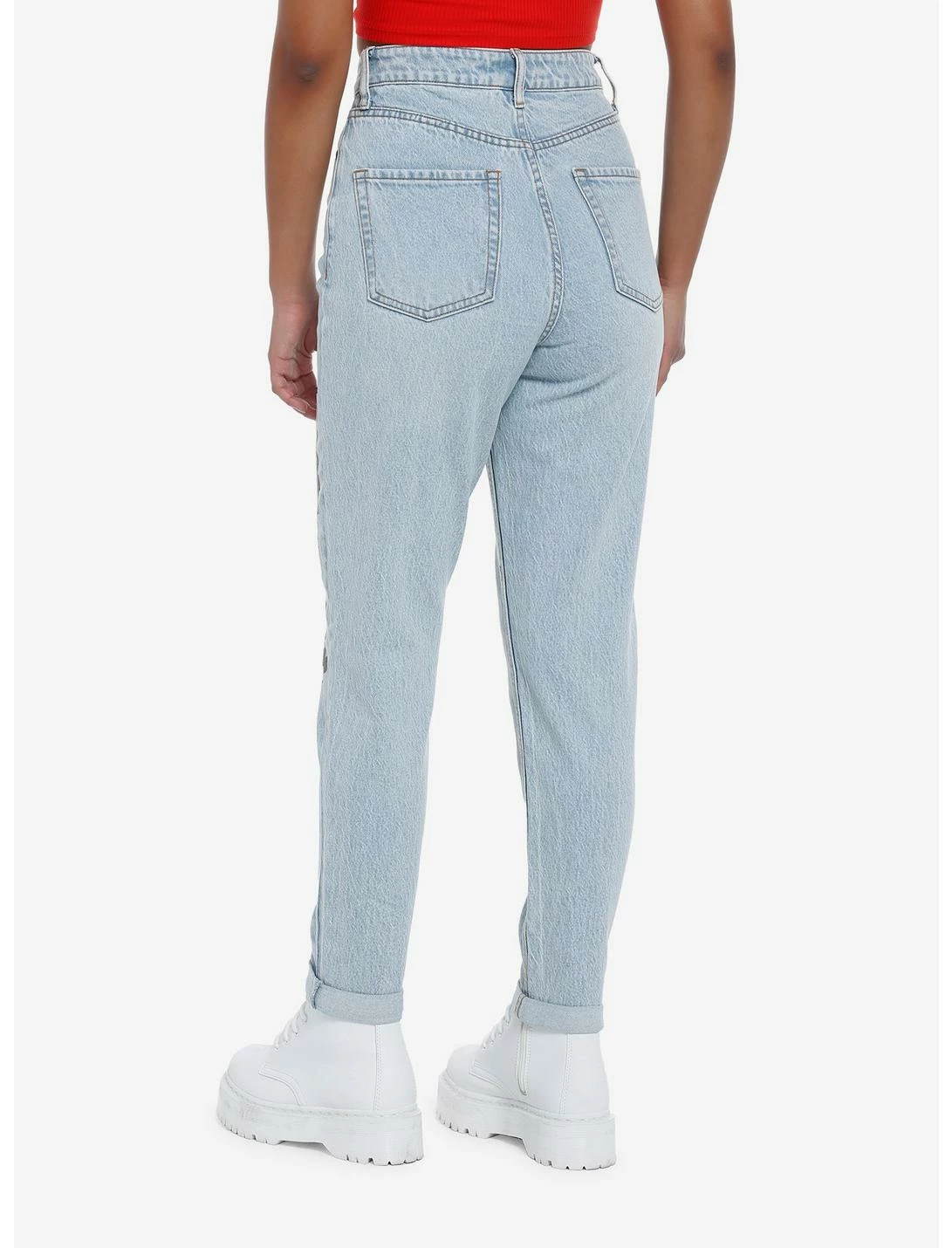 HUNIVERS Disney Mickey Mouse Steamboat Willie Mom Jeans - Image 2