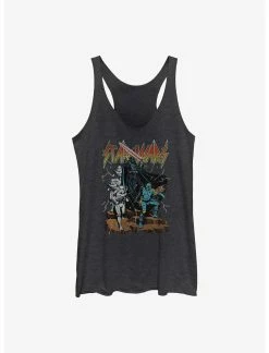 Null Star Wars Metal Band Logo Womens Tank Top
