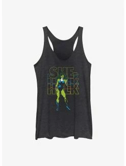 Null Marvel She-Hulk Name Stack Womens Tank Top