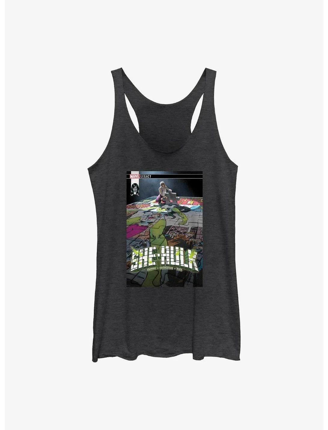 Null Marvel She-Hulk Legacy Puzzle Comic Womens Tank Top