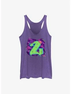 Null Disney Zombies Seabrook Football Letter Womens Tank Top