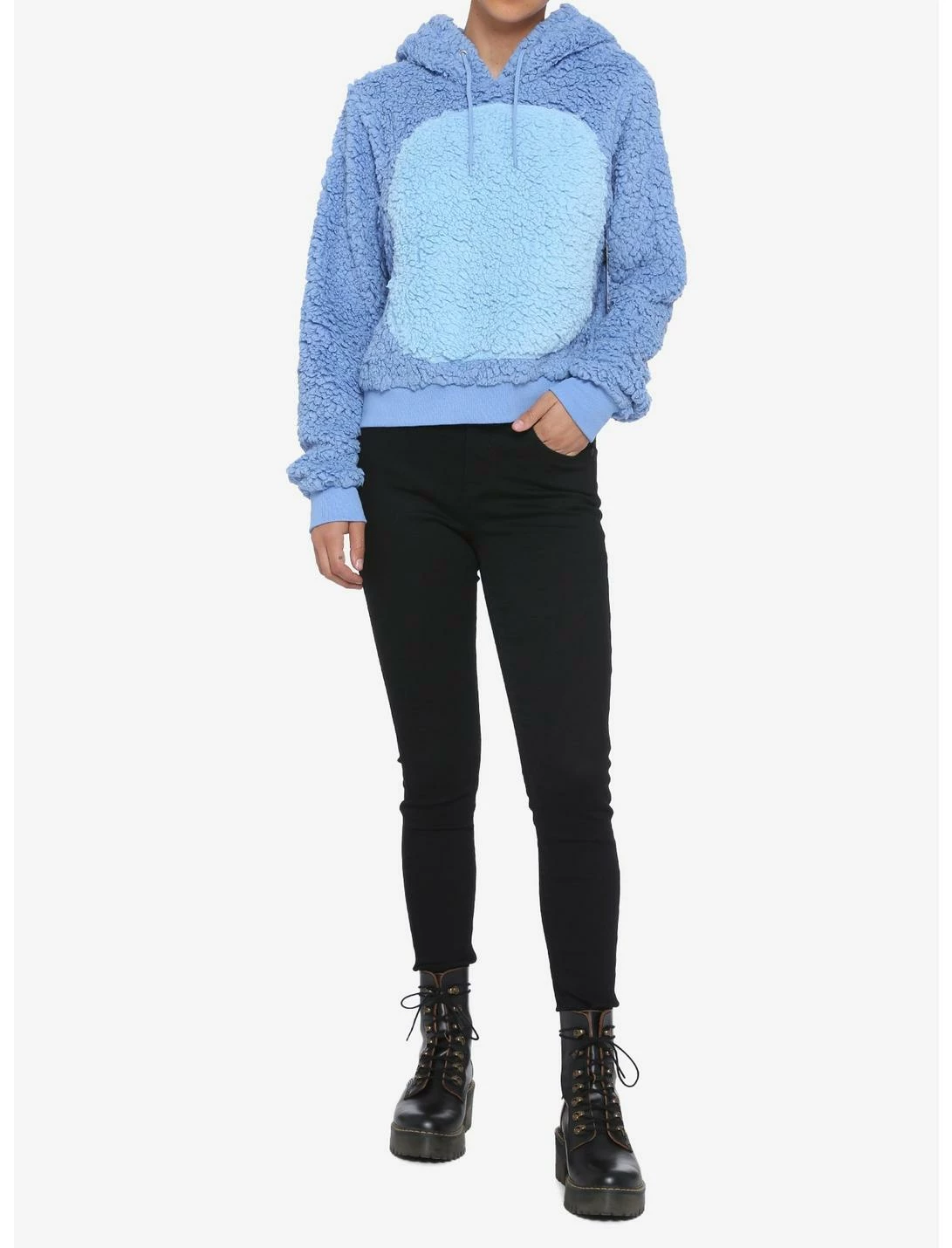 HUNIVERS Disney Lilo & Stitch Sherpa Hoodie - Image 4