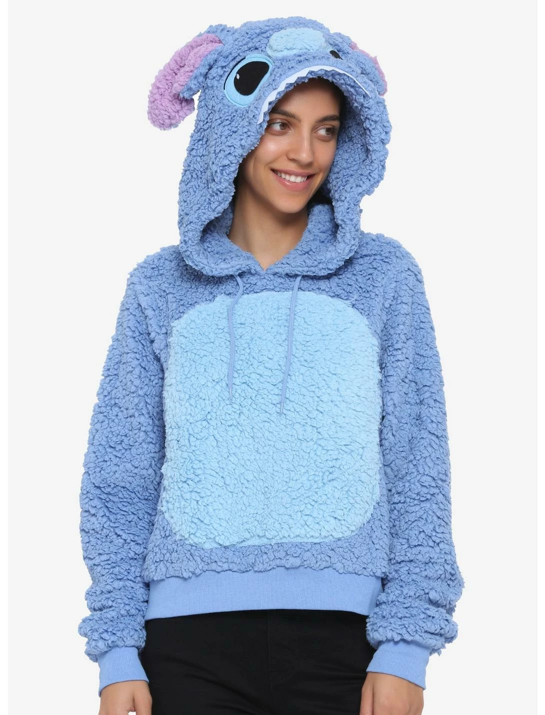 HUNIVERS Disney Lilo & Stitch Sherpa Hoodie