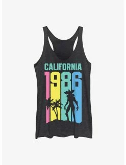 Null Stranger Things California Demogorgon Womens Tank Top