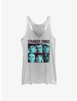 Null Stranger Things Grid Gang Womens Tank Top