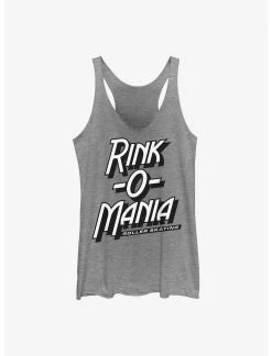 Null Stranger Things Rink O Mania Logo Womens Tank Top