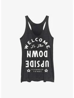 Null Stranger Things Welcome To The Upside Down Womens Tank Top