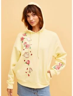 HUNIVERS Her Universe Disney Beauty And The Beast Embroidered Hoodie