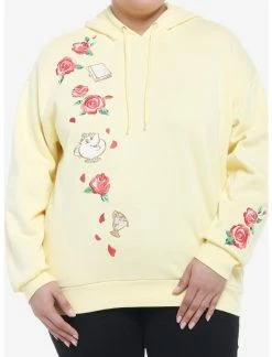 HUNIVERS Her Universe Disney Beauty And The Beast Embroidered Hoodie Plus Size
