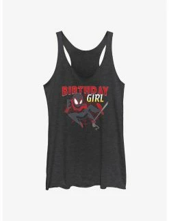 Null Marvel Spider-Man Miles Morales Bday Girl T-Shirt