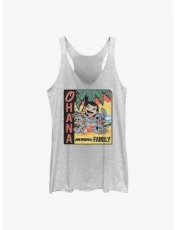 Null Disney Lilo & Stitch Ohana Means Family Womens Tank Top