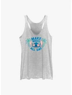 Null Disney Lilo & Stitch Make Waves All Day Womens Tank Top