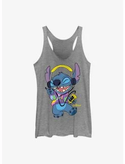 Null Disney Lilo & Stitch Rockin' Stitch Womens Tank Top