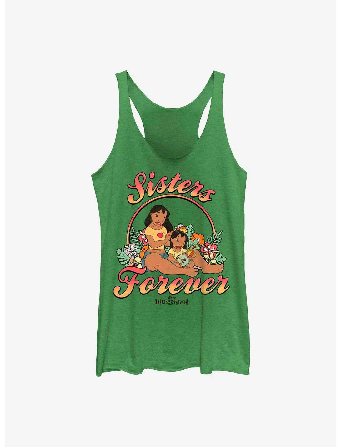 Null Disney Lilo & Stitch Sisters Forever Womens Tank Top