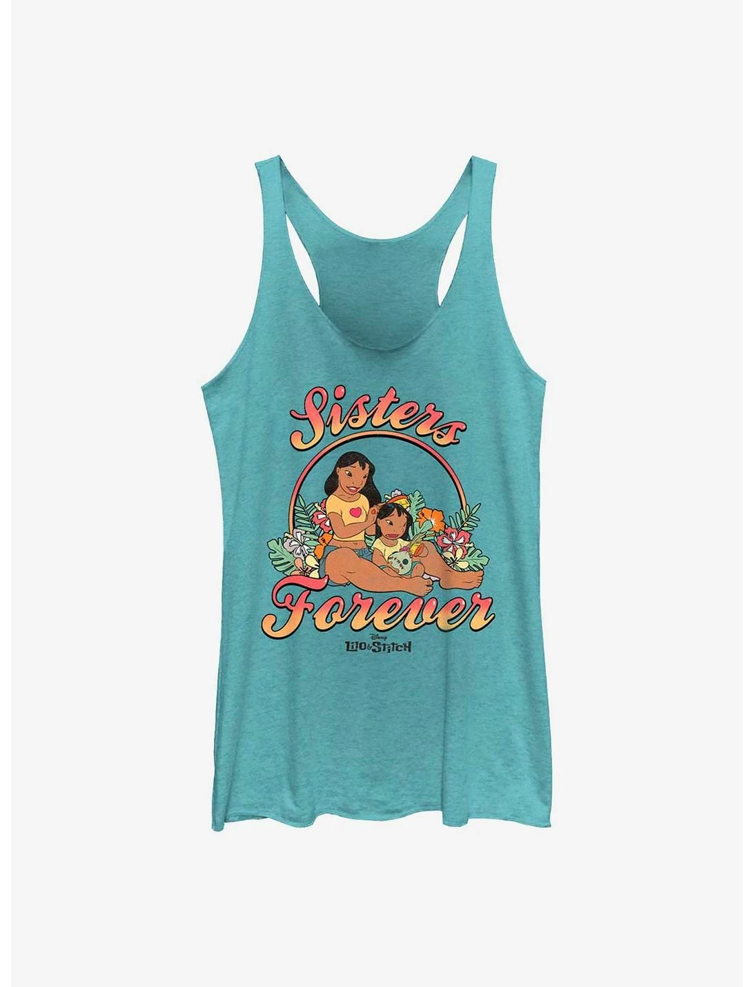 Null Disney Lilo & Stitch Sisters Forever Womens Tank Top