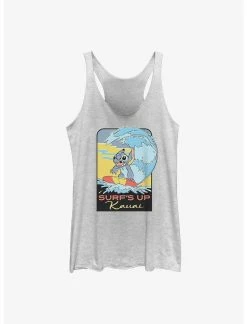 Null Disney Lilo & Stitch Surf's Up Kauai Womens Tank Top