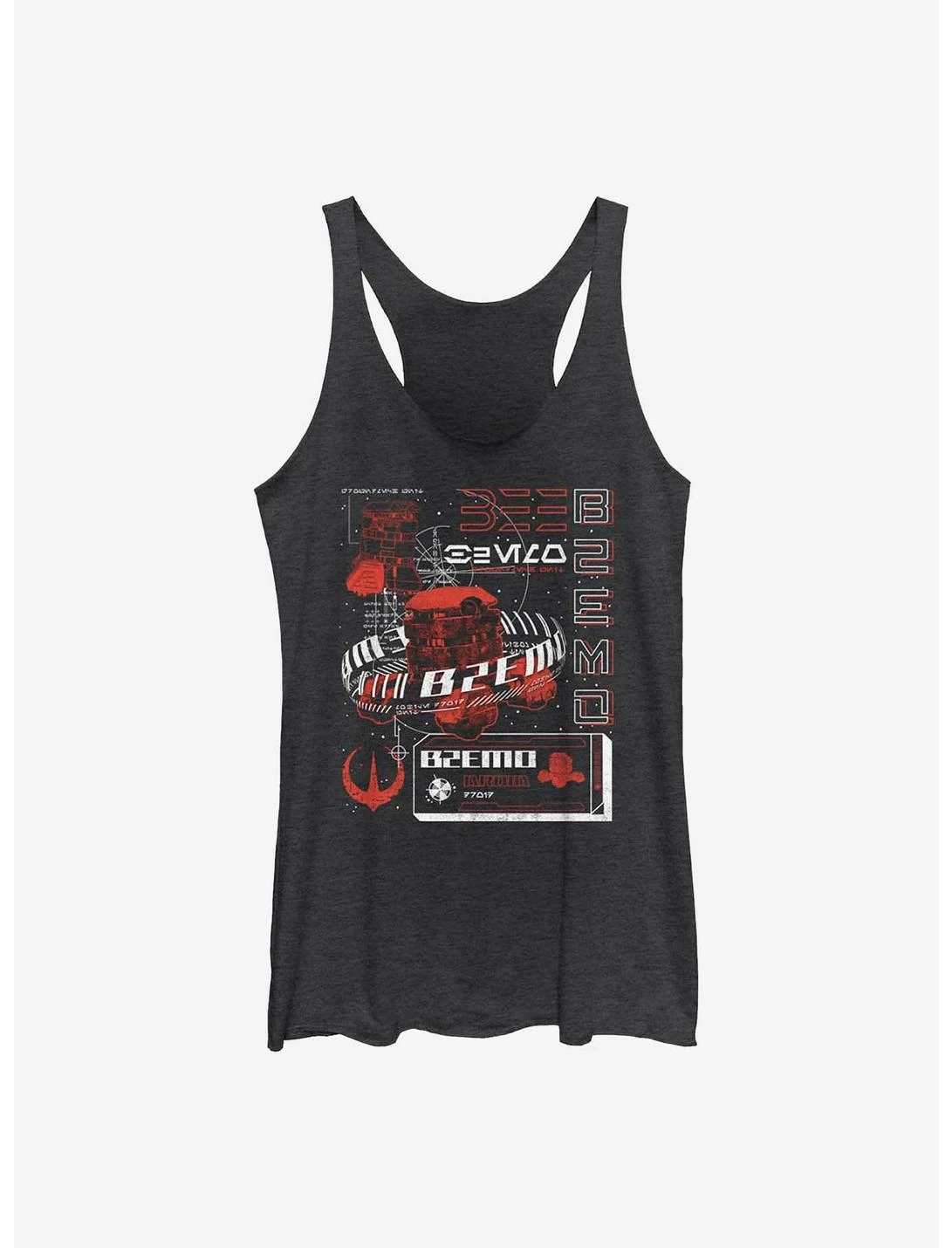 Null Star Wars Andor B2EMO Infographic Womens Tank Top