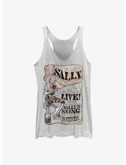 Null Disney The Nightmare Before Christmas Fest Sally Watercolor Womens Tank Top