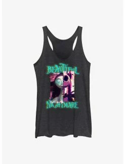 Null Disney The Nightmare Before Christmas Glitchy Nightmare Womens Tank Top
