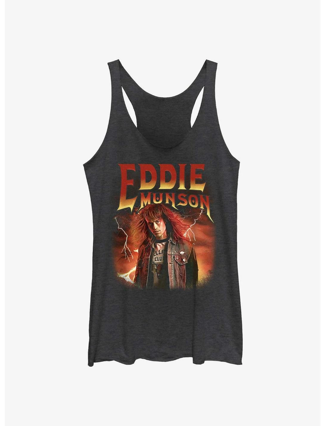 Null Stranger Things Metal Eddie Munson Womens Tank Top