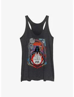 Null Star Wars Pinball Vader Womens Tank Top