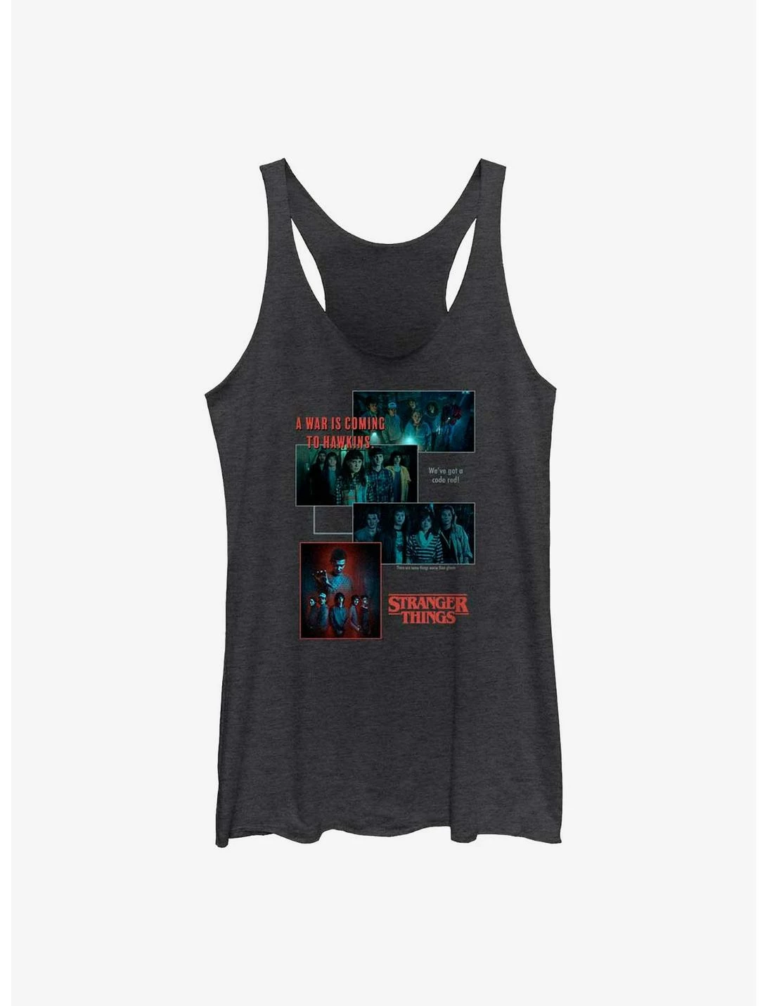 Null Stranger Things Streetwear Collage Womens Tank Top