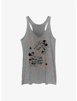 Null Disney Mickey Mouse & Minnie Mouse Feelin Spooky Womens Tank Top