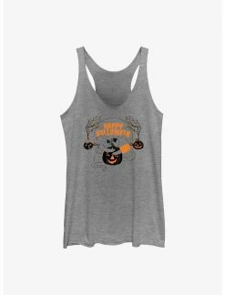 Null Disney Winnie The Pooh Happy Halloween Womens Tank Top