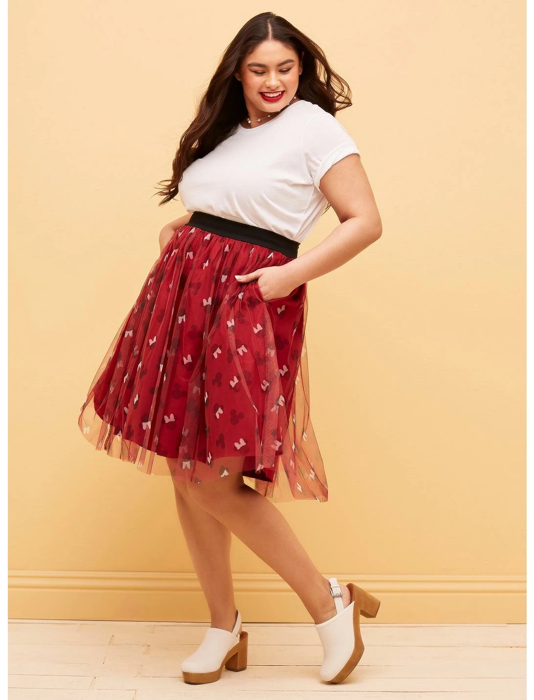 HUNIVERS Her Universe Disney Mickey Mouse & Minnie Mouse Tulle Skirt Plus Size - Image 2
