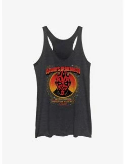 Null Star Wars Always Remember Darth Maul Womens Tank Top