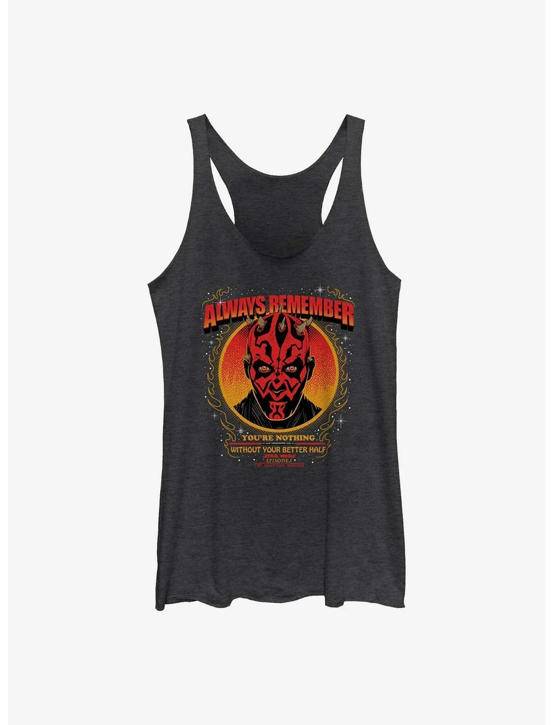 Null Star Wars Always Remember Darth Maul Womens Tank Top