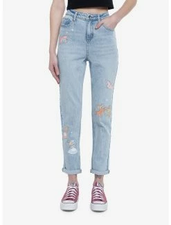 HUNIVERS Disney Cinderella Friends Mom Jeans