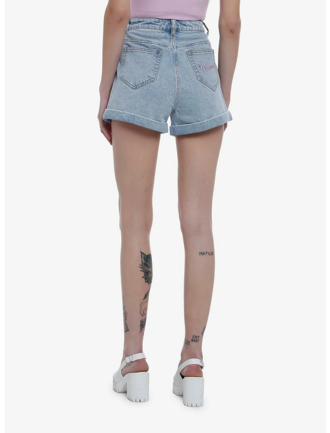 HUNIVERS Her Universe Disney Minnie Mouse Y2K Mom Shorts - Image 2