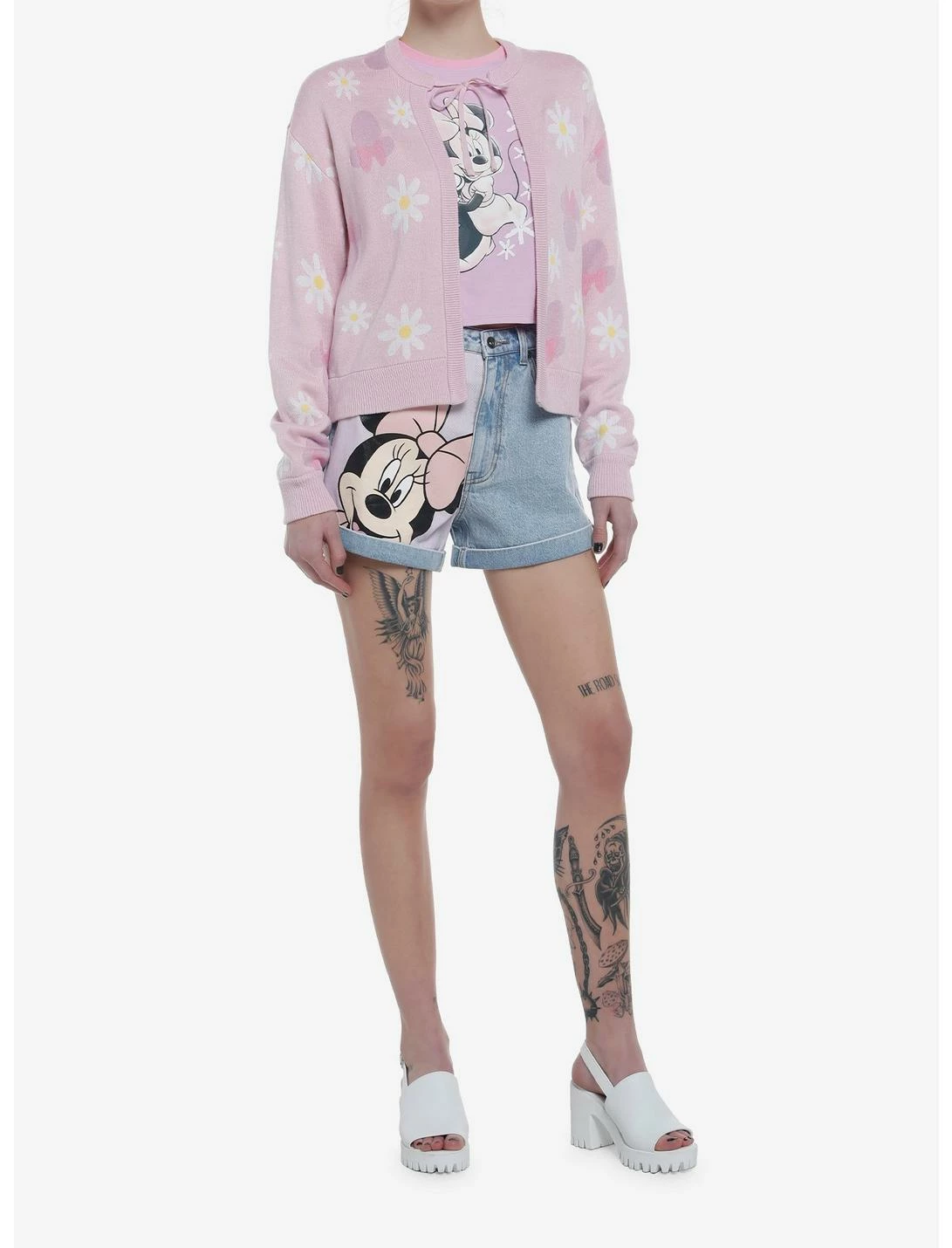 HUNIVERS Her Universe Disney Minnie Mouse Y2K Mom Shorts - Image 3