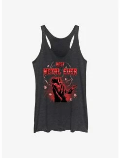 Null Stranger Things Eddie Munson Most Metal Ever In The Upside DownWomens Tank Top