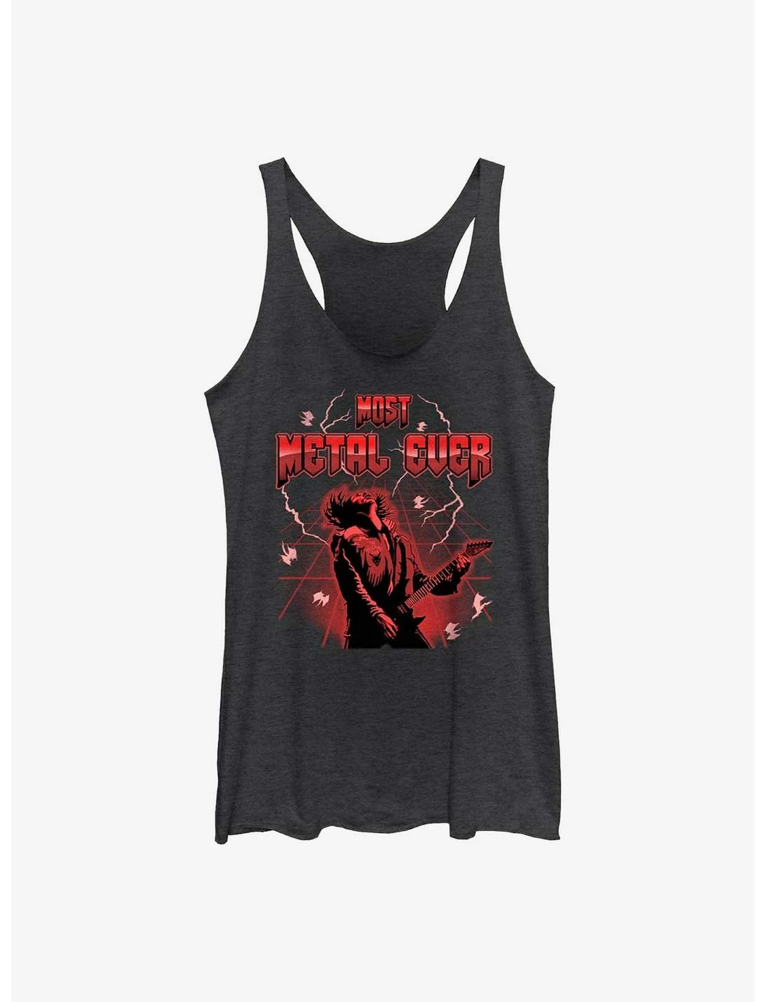 Null Stranger Things Eddie Munson Most Metal Ever In The Upside DownWomens Tank Top