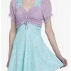 HUNIVERS Her Universe Disney The Little Mermaid Lace-Up Sweetheart Dress