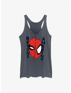 Null Marvel Spider-Man Beyond Amazing Warp Womens Tank Top
