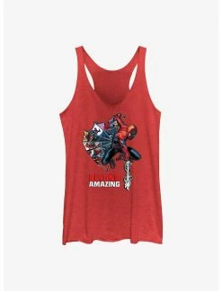 Null Marvel Spider-Man Beyond Amazingg Web Comic Womens Tank Top
