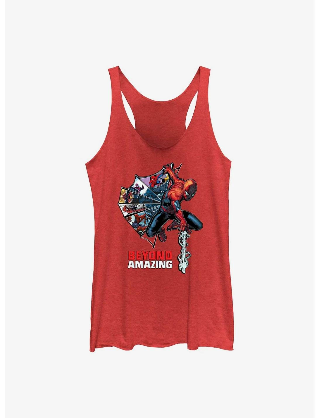 Null Marvel Spider-Man Beyond Amazingg Web Comic Womens Tank Top