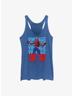 Null Marvel Spider-Man Vintage 77 Womens Tank Top