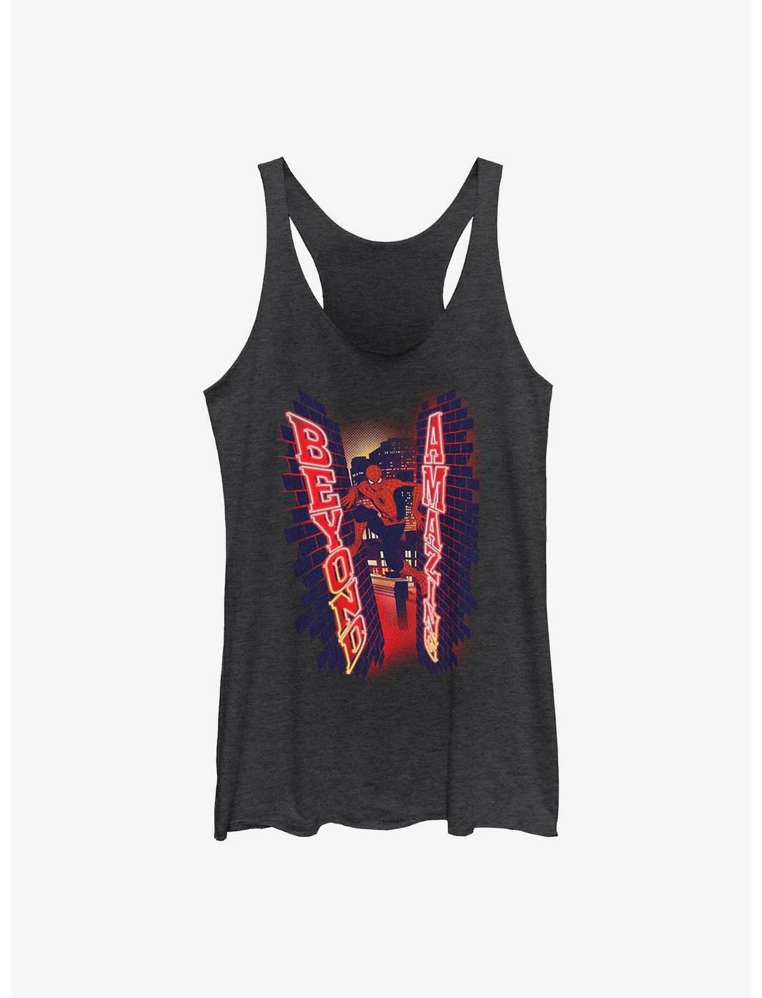 Null Marvel Spider-Man Beyond Amazing Wall Climb Womens Tank Top
