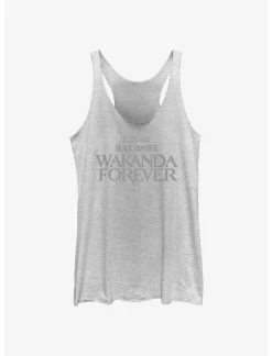 Null Marvel Black Panther: Wakanda Forever Logo Womens Tank Top