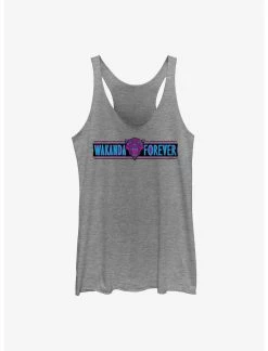 Null Marvel Black Panther: Wakanda Forever Banner Womens Tank Top