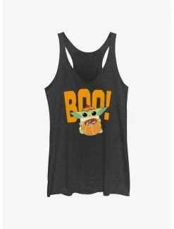 Null Star Wars The Mandalorian The Child Boo Womens Tank Top
